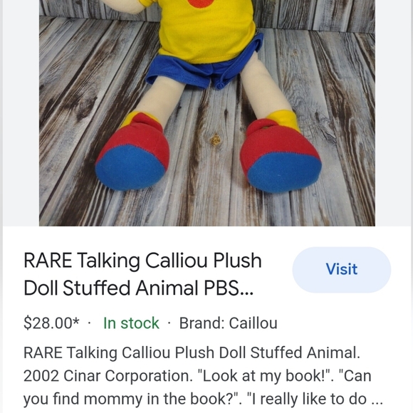 Talking calliou - Picture 4 of 4